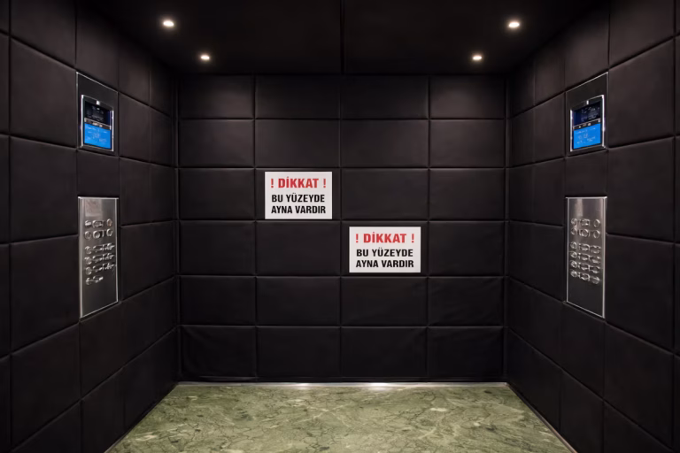 panoramik asansör perdesi